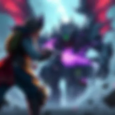 A gamer is actively using consumables and spirit ashes while battling a challenging boss in a fantasy game setting.