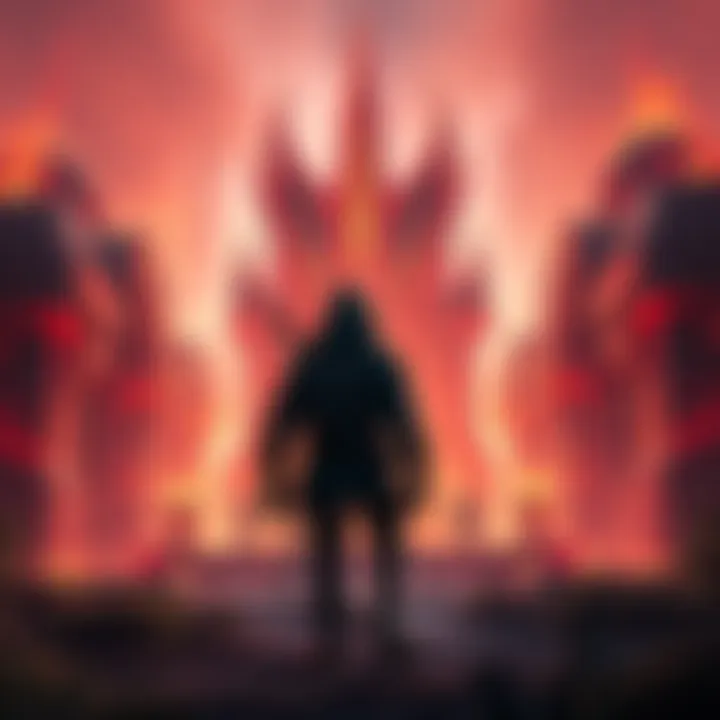 Gamer standing in front of the Burning Erdtree, preparing to face challenges and bosses