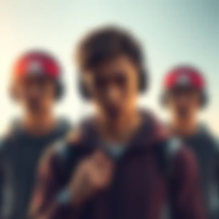 A player looking disappointed while discussing midterms with teammates