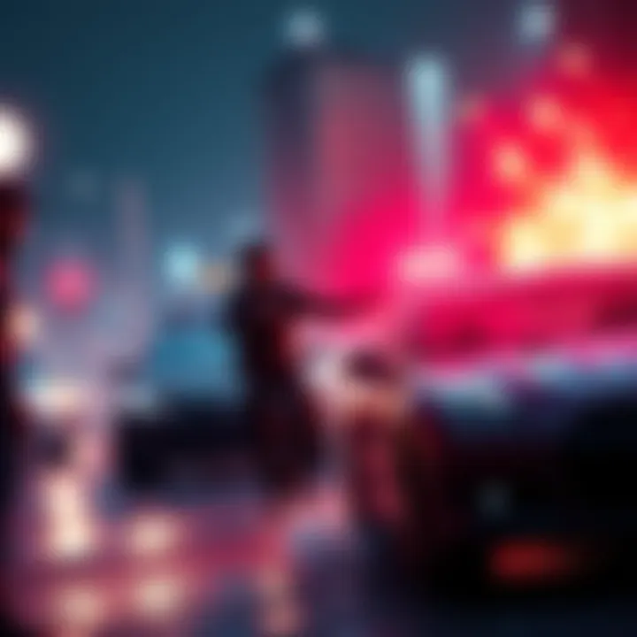 Player encounters car bomb event A gamer experiences a shocking moment with car bombs affecting NPCs during a gameplay session
