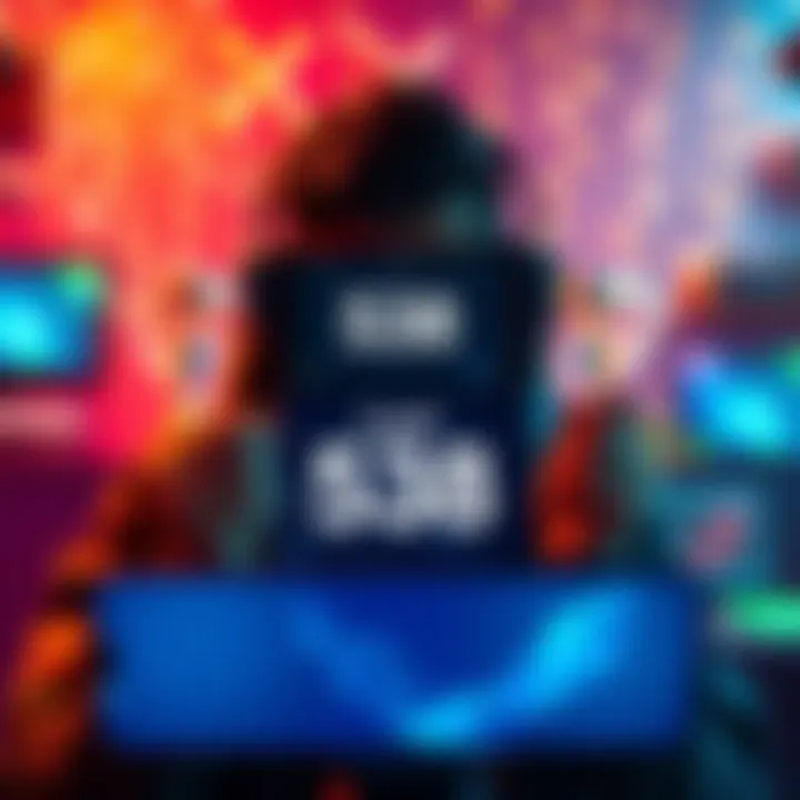 A gamer proudly showing their screen displaying level 538, surrounded by gaming gear and trophies.