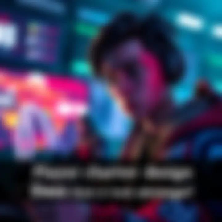 A player looking at their character on screen with a puzzled expression, questioning the design aspects.