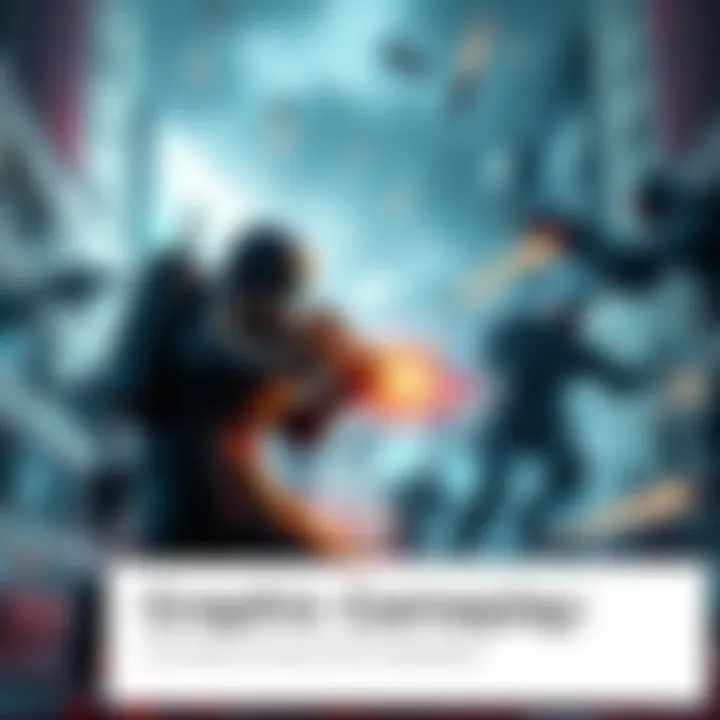 Player engaged in combat gameplay Player character fighting enemies with detailed graphics