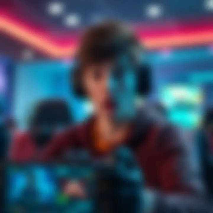 A gamer looking surprised while playing with someone they thought was on their avoid list, showing a gaming interface