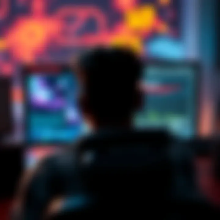 A gamer frustrated by losing access to Quick Match after installing graphic mods, looking at a computer screen displaying an error message.