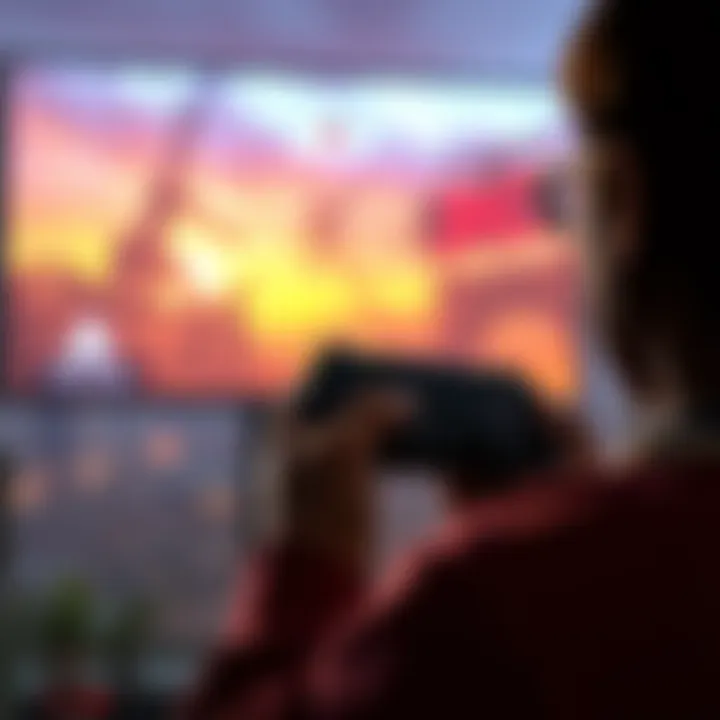 A gamer contemplating whether to buy the $40 Lies of P DLC, showing a PS5 controller in hand and the game on screen