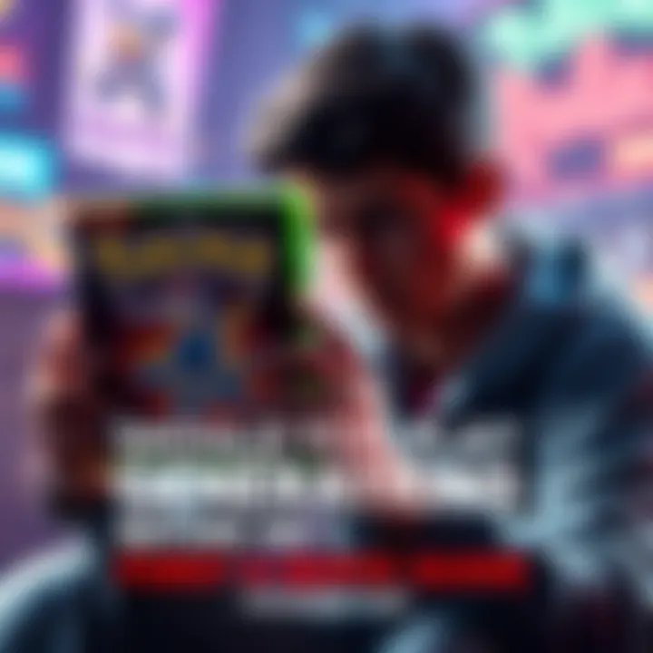 A gamer looking at two game covers, one for Generations and one for GU, deciding which to play first