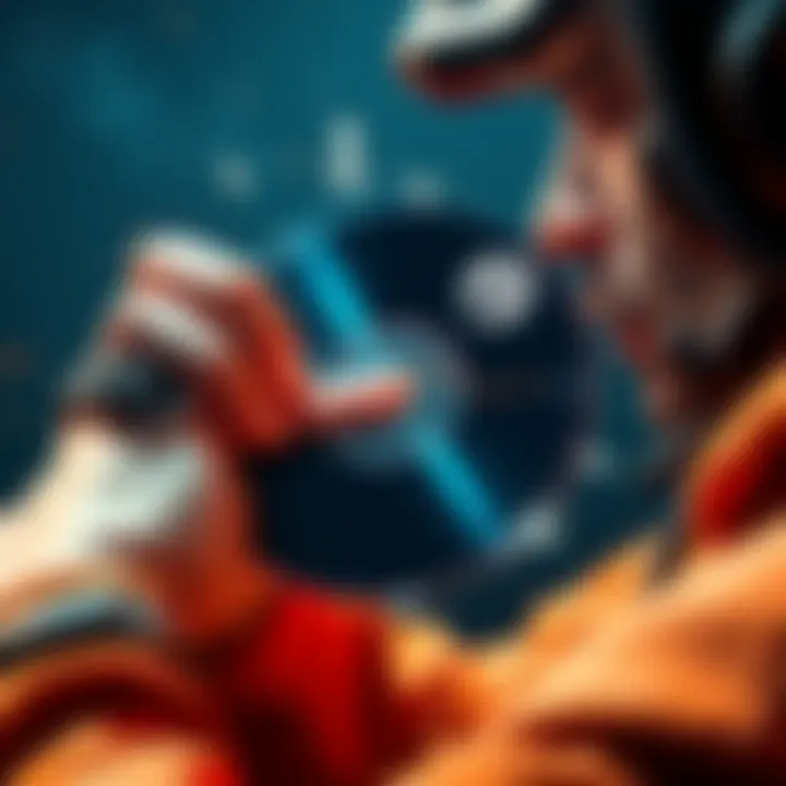 Player destroying game disc A gamer is breaking a game disc in half, symbolizing Ubisoft's call to destroy copies once offline.