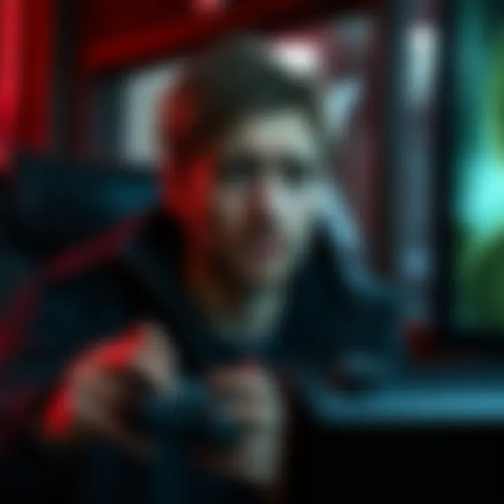 A gamer looks frustrated while playing Resident Evil 4, expressing disappointment over the gameplay and scares of the game.