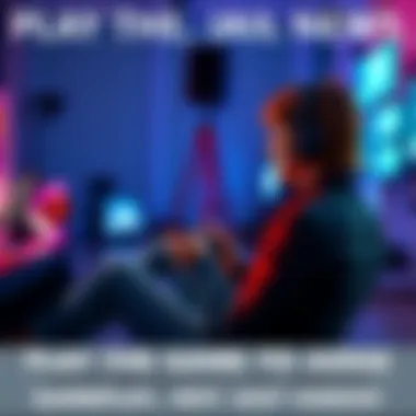 Player engaging with a video game A person sitting with a game controller, focused on a screen, fully immersed in gameplay