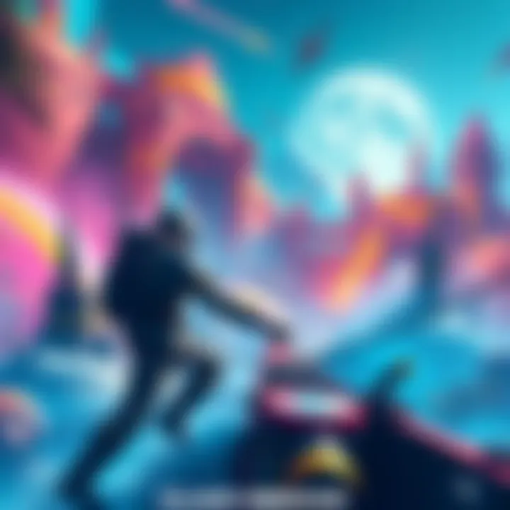 A gamer character navigating a colorful game world in Clair Obscur Expedition 33, surrounded by various game elements and challenges.