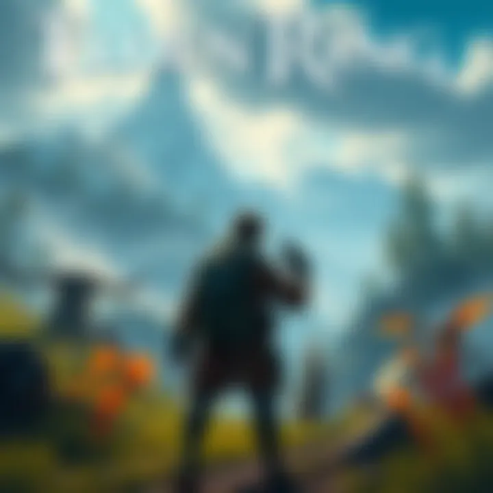 A gamer in Elden Ring, surrounded by a fantasy landscape, ready to take on challenges.