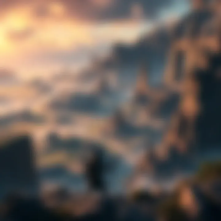 A gamer deeply engaged in exploring a vast fantasy landscape in Elden Ring, highlighting the game's complexity and challenges.
