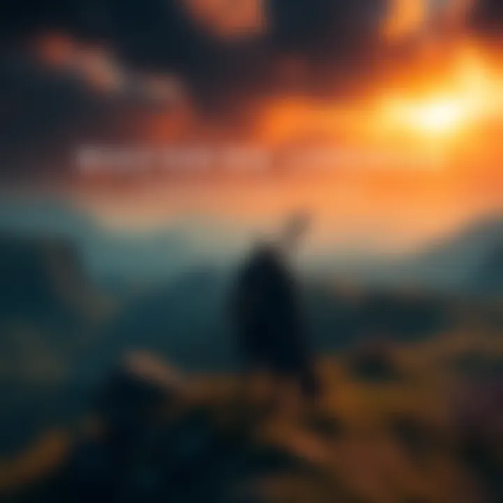 A gamer in armor standing on a hill overlooking a vast and dark landscape of Lordran, ready to face challenges ahead.
