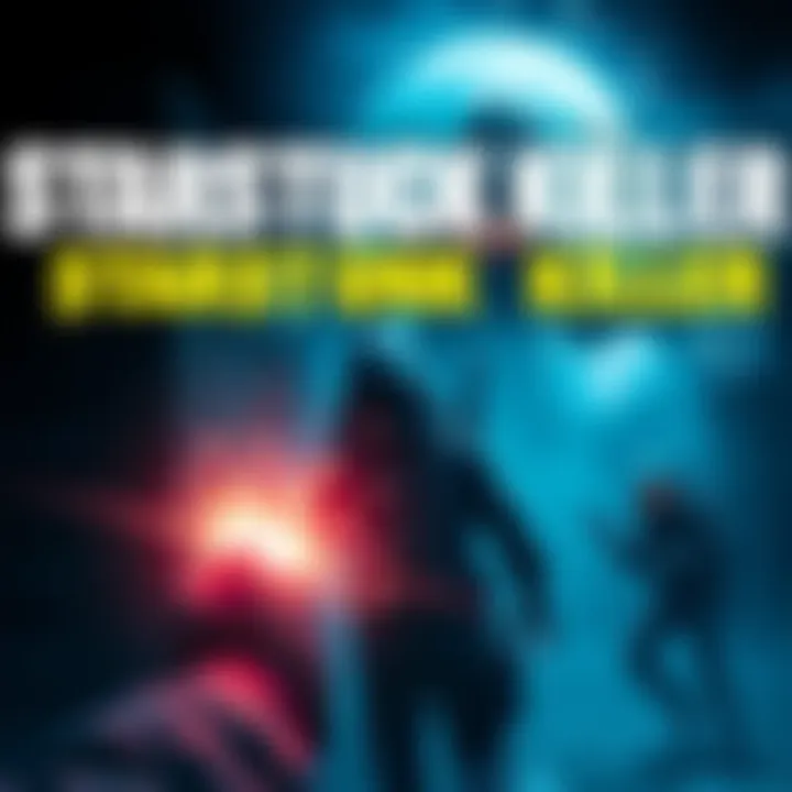 A gameplay scene showing a player managing Kindred and Open Handed while being chased by the intimidating Starstruck killer, highlighting the tense moment of decision-making.