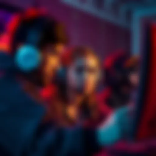 A player named Rebecca in action during a tense gaming match, with a trio opposing her and a killer securing hooks