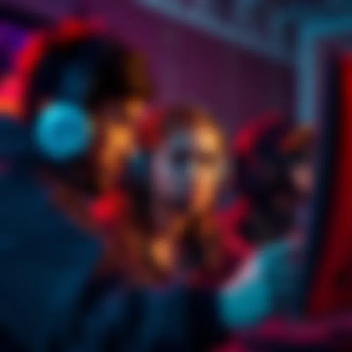 A player named Rebecca in action during a tense gaming match, with a trio opposing her and a killer securing hooks