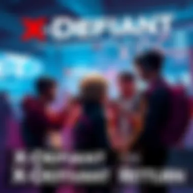 Group of gamers discussing their ideas for new features in XDefiant