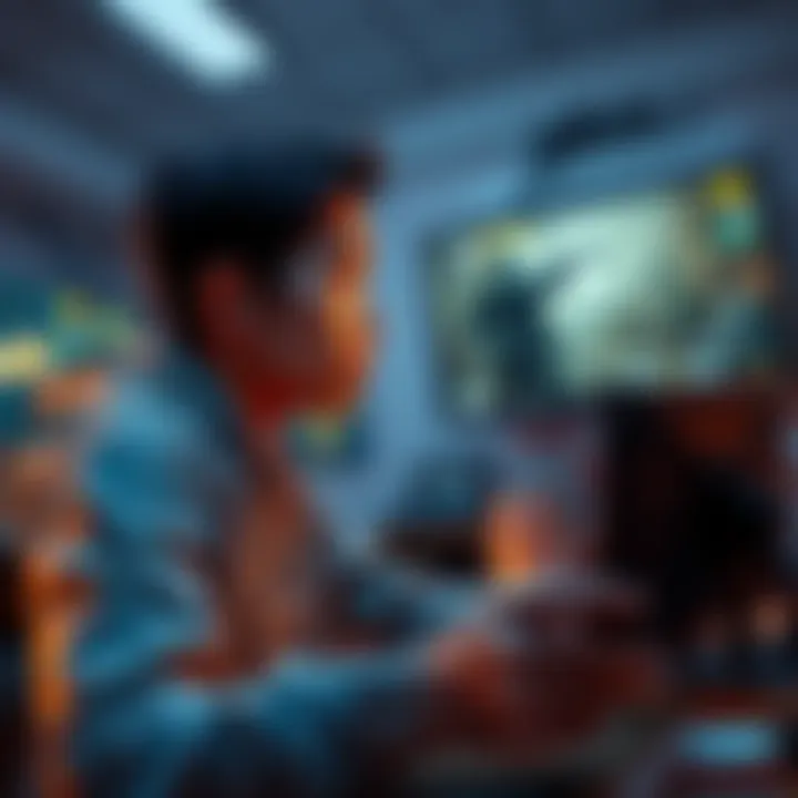 Player forgetting cake in game A gamer looks worried while playing, realizing they forgot to bring a cake as an offering. The game screen shows a killer targeting them.