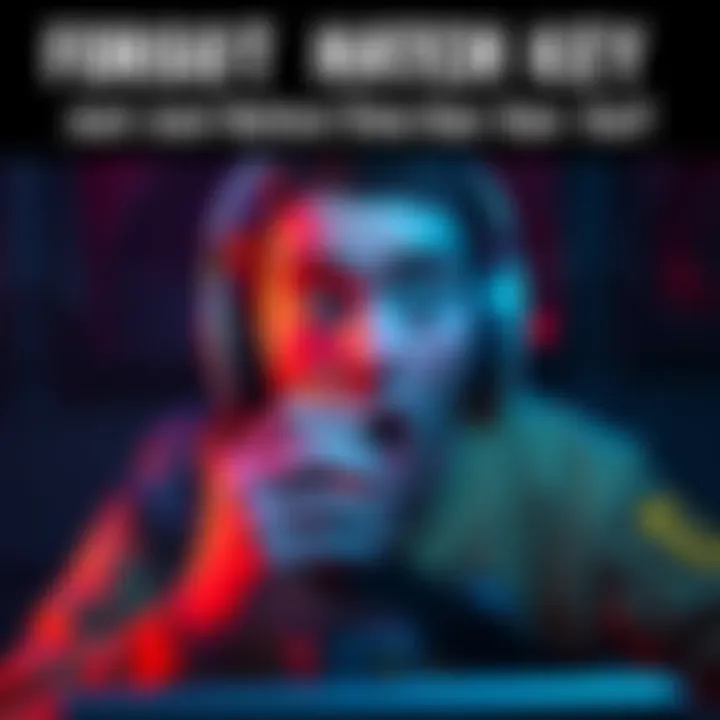 A player looking shocked as they realize they forgot their hatch key with only a minute left in the game.