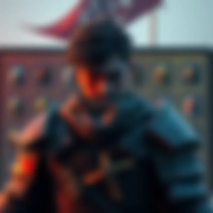 A player looking at limited armor choices on a screen, showing medieval armor pieces in a game