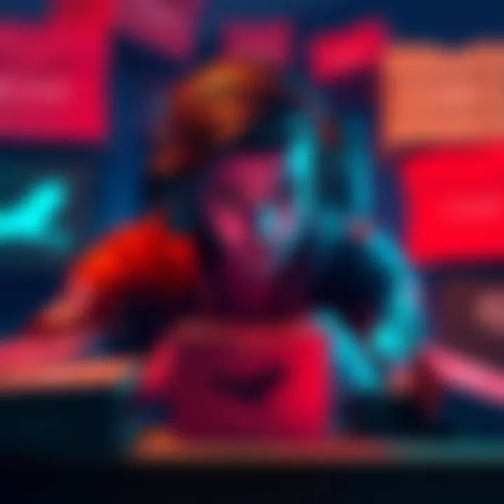 Player frustrated with crate openings A player looking disappointed while opening crates in CODM, surrounded by digital loot boxes, showing a lack of Manta Ray item.