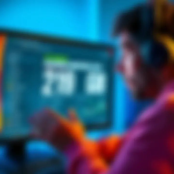 Player frustrated over game size A gamer looking at storage space on a computer screen with a shocked expression regarding the large size of Modern Warfare 2019.