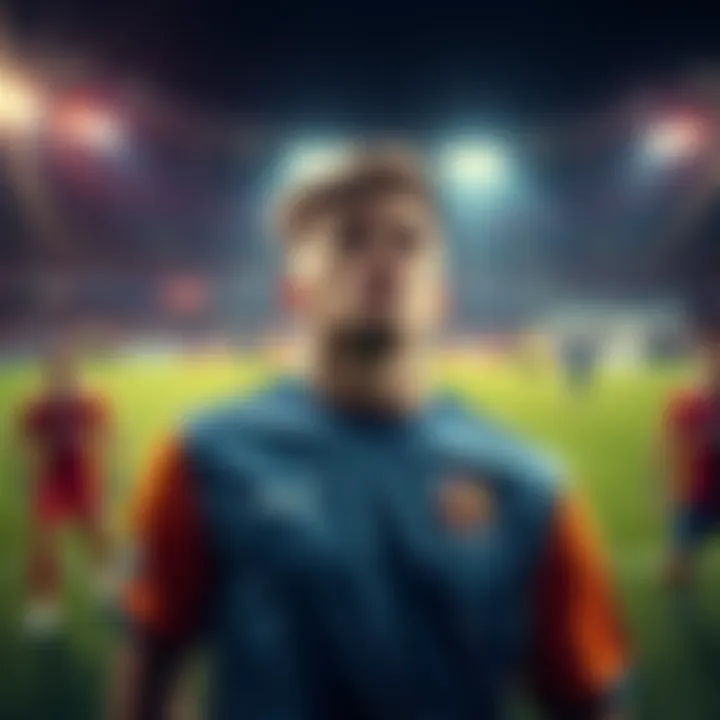 A player looks upset on the field after a game, expressing disappointment over missing match highlights.