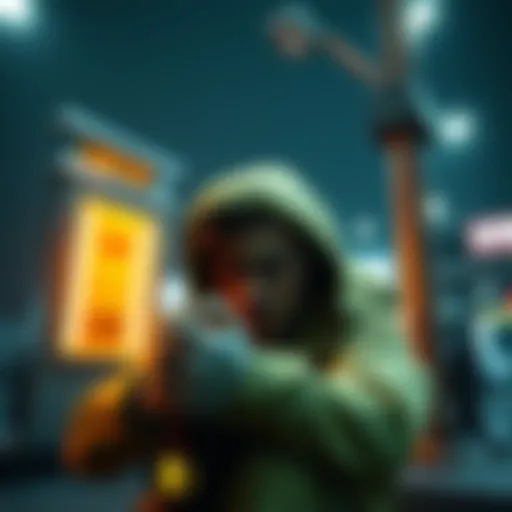 A player shows frustration at a Cash Out Station as movement interrupts their stealing attempts, highlighting gameplay issues.