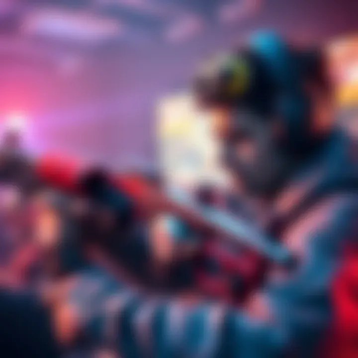 A gamer showing frustration while playing a fast-paced shooter game with a quick time-to-kill mechanics.