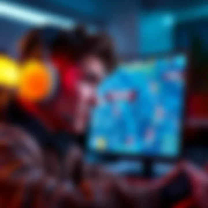 Player frustrated with game spawn points A gamer looks upset while staring at their screen, showing a game map with highlighted wrong spawn locations.