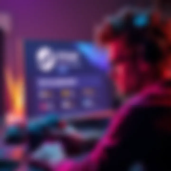 A gamer looks at a computer screen displaying a Steam achievement notification, showing frustration after playing offline.