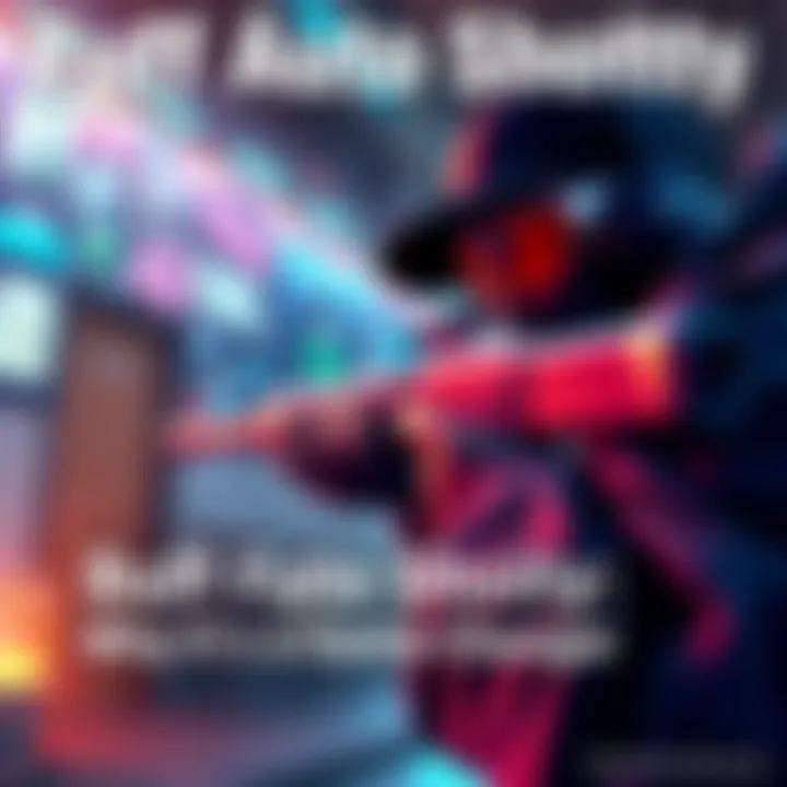 A gamer aiming with a full auto shotgun in a virtual environment