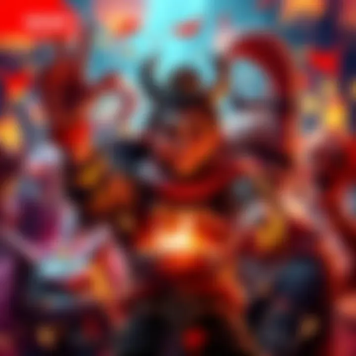 A player surrounded by favorite game characters, Wukong and Smeeta Kavat, celebrating their gaming achievement after years of play.