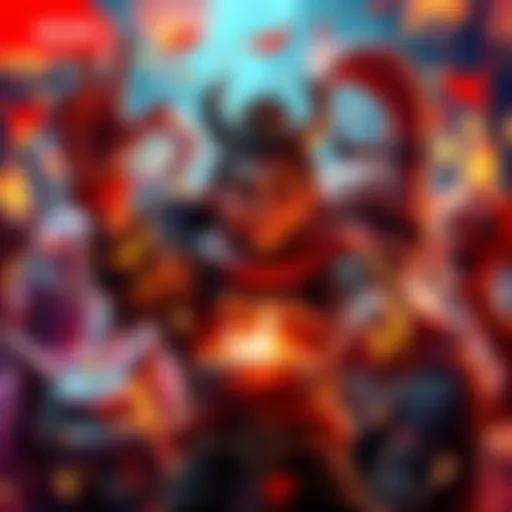 Player Celebrates Game Completion A player surrounded by favorite game characters, Wukong and Smeeta Kavat, celebrating their gaming achievement after years of play.