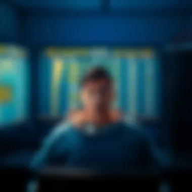 Player shocked by game stats A player sits in front of a computer screen displaying surprising game statistics dating back 56.5 years. The player looks surprised and puzzled.