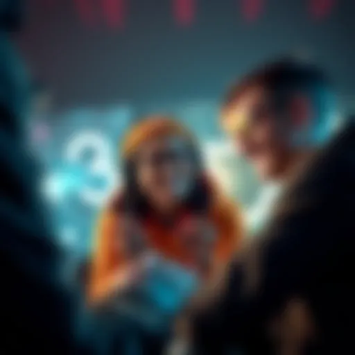 Player receiving gaming tips A gamer smiles while discussing strategies with friends over a video call about improving skills in Dead Space