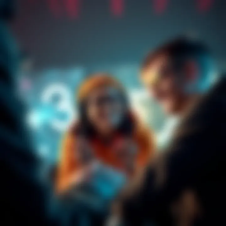 Player receiving gaming tips A gamer smiles while discussing strategies with friends over a video call about improving skills in Dead Space