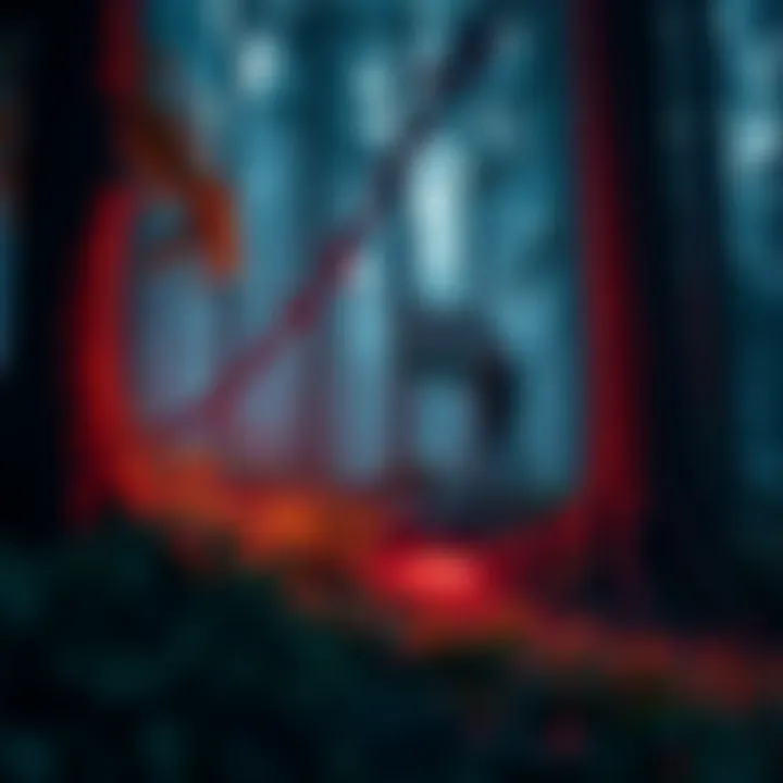 A player standing next to a hidden body in a forested area, examining a code on the ground