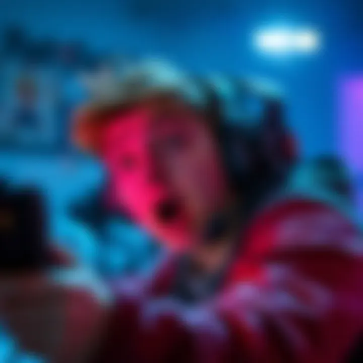 A player looks shocked while sharing a disturbing gameplay moment about a deceased classmate, sparking outrage among viewers.