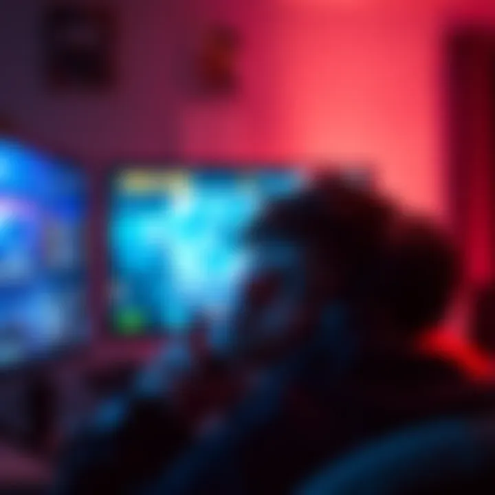 Player struggling to invite friends A gamer looks frustrated while trying to invite friends to a game lobby on their screen