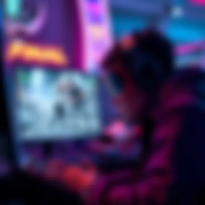 A gamer frustrated by keyboard input lag while playing 'The Finals', showing unresponsive character movements on screen.