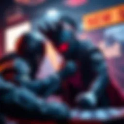 Player killing Rook in a video game A player character attacking a Rook character in a gaming environment, highlighting unethical gameplay behavior