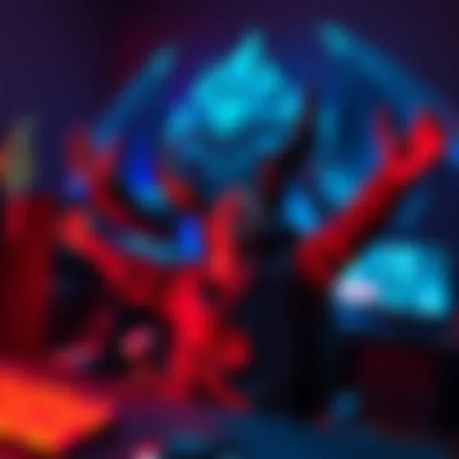 A gamer joyfully reacting after defeating their second Kuva Lich in two weeks, with gaming setup in the background.