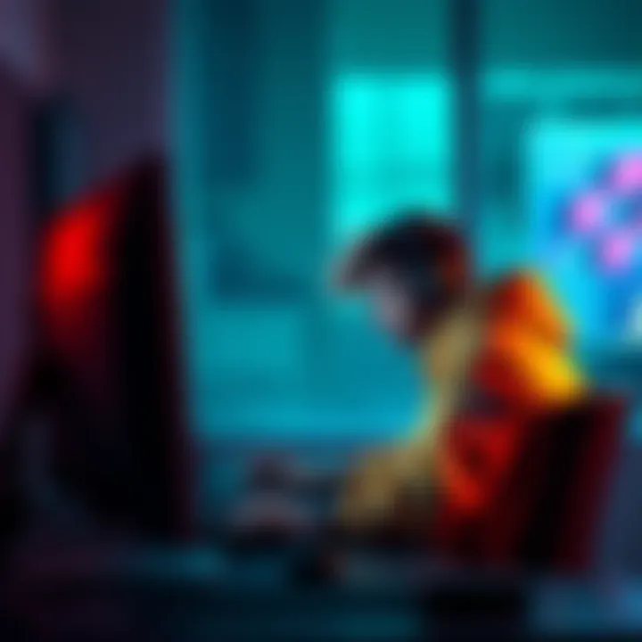 A player saying goodbye in front of a computer, showing frustration over spoilers while dealing with financial issues.