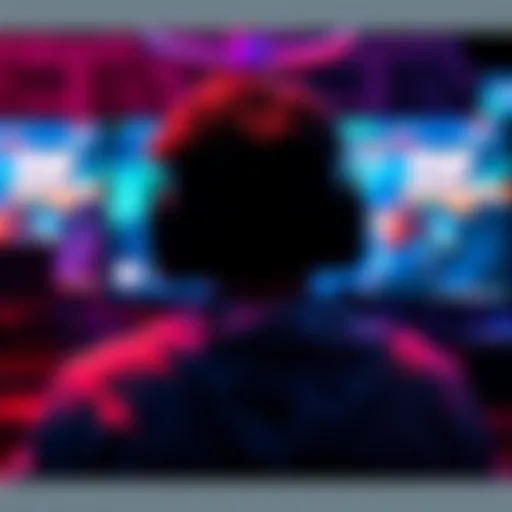 A frustrated gamer watching a screen showing a ranked-up notification after leaving a match, highlighting the issue of early departures in gaming.