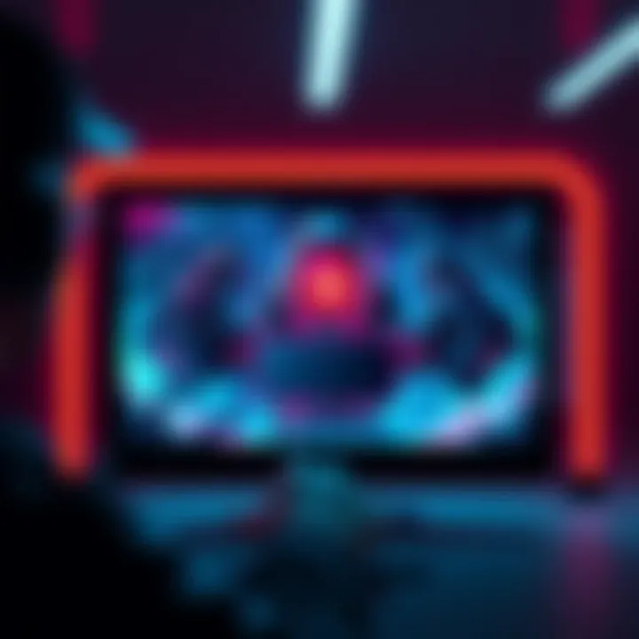 Player logging in with a strange image A player sees an unusual image briefly on their screen while logging in, prompting questions about its nature