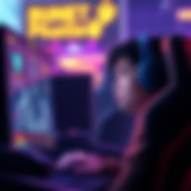 A gamer sits in front of a computer, showing a thoughtful expression as they reflect on losing loot in a game, embodying resilience and determination.