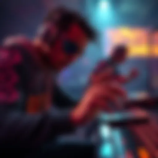 A player performing The Swiveller with fast bars and precise timing, showcasing skill and focus during gameplay.