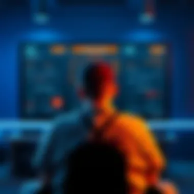 Player at Mastery Rank 12 A frustrated gamer sitting in front of a screen, showing a mastery rank of 12, with weapons and modules displayed but lacking progression